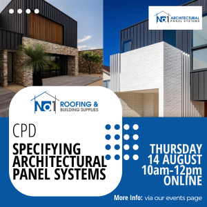 CPD – No.1 Roofing and Building Supplies – Specifying Architectural Panel Systems